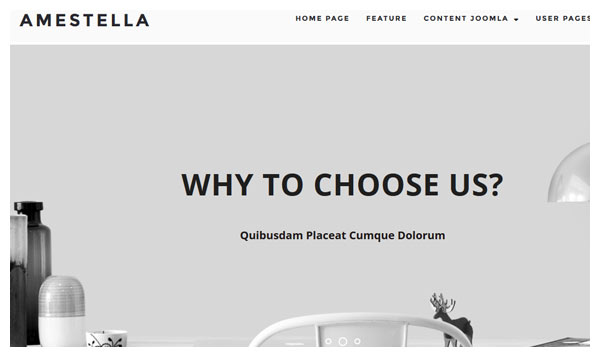 amestella free joomla template