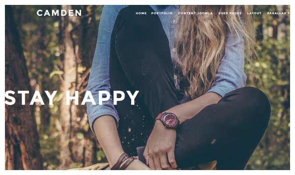 camden joomla template