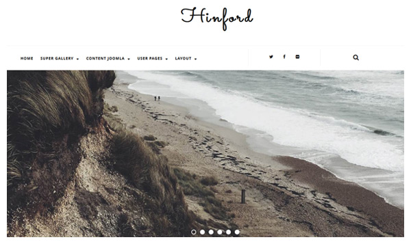 template joomla hinford