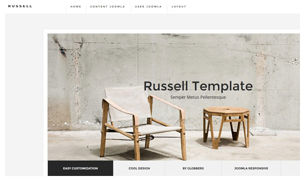 russell joomla template