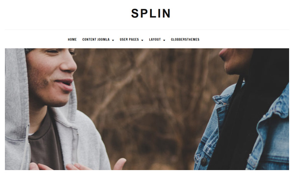 splin joomla template free