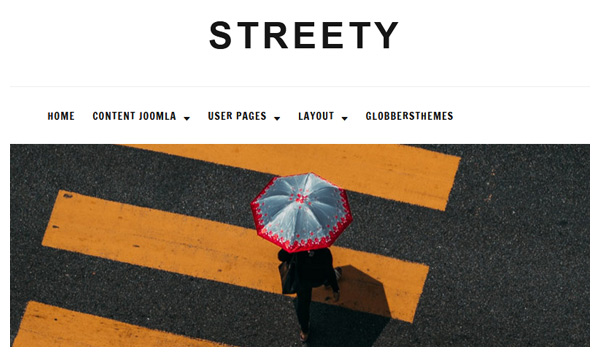 streety free joomla template