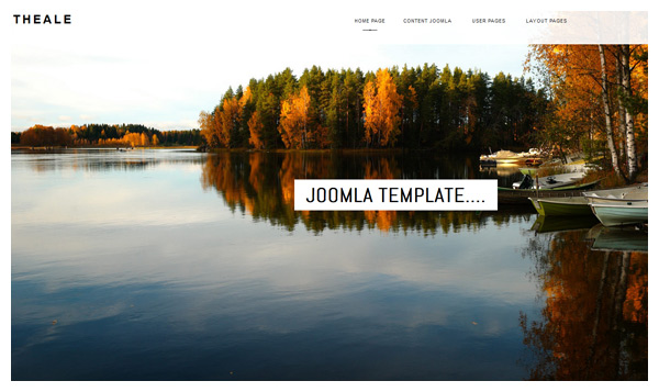 free joomla template theale