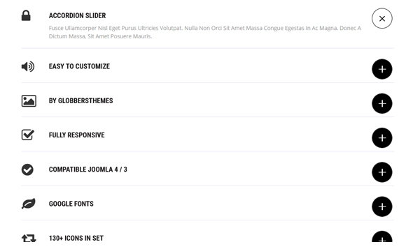 accordeon slide joomla extension 