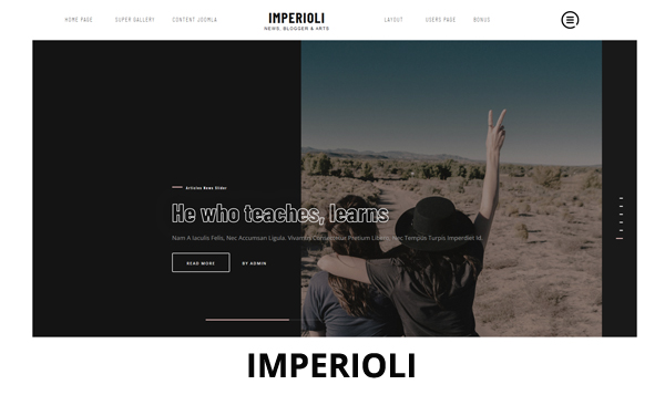 imperioli joomla template 