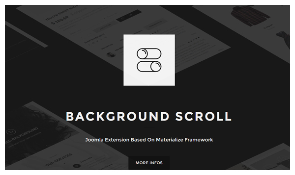 background scroll joomla extension 