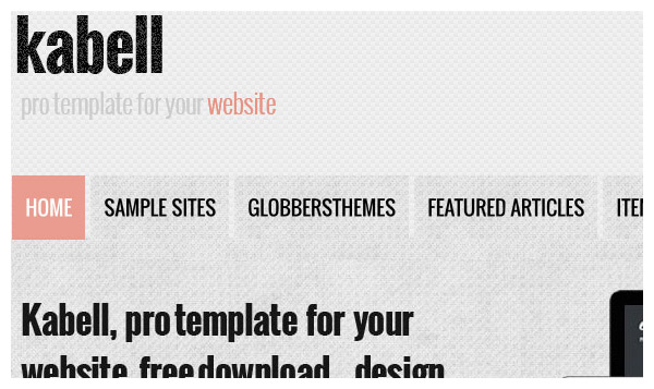 kabell joomla template