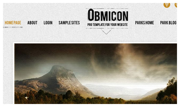 obmicon joomla template